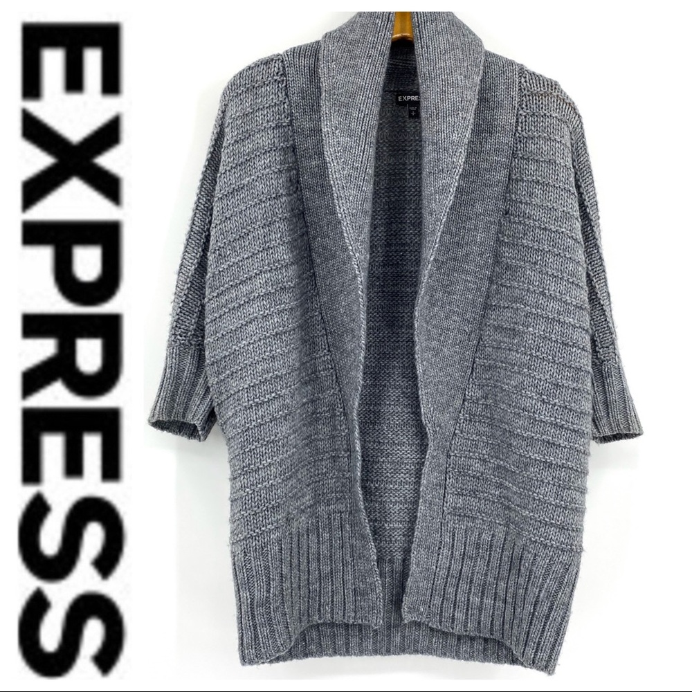 Express Gray Wool Blend Sweater